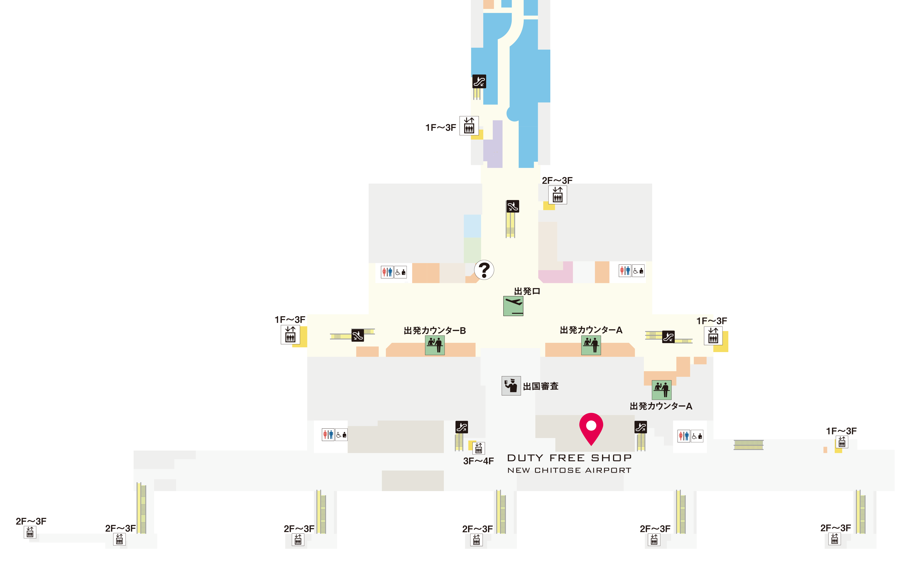 総合店 空港内マップ